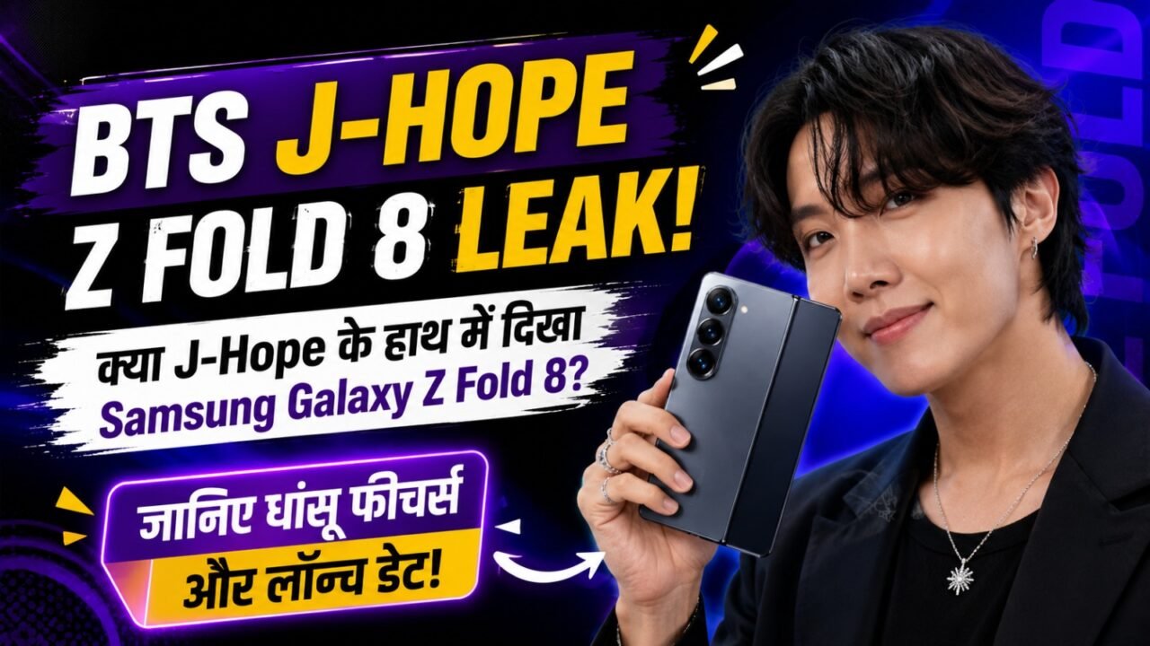 BTS J-Hope Z Fold 8 Leak: क्या J-Hope के हाथ में दिखा Samsung Galaxy Z Fold 8? जानिए धांसू फीचर्स और लॉन्च डेट!