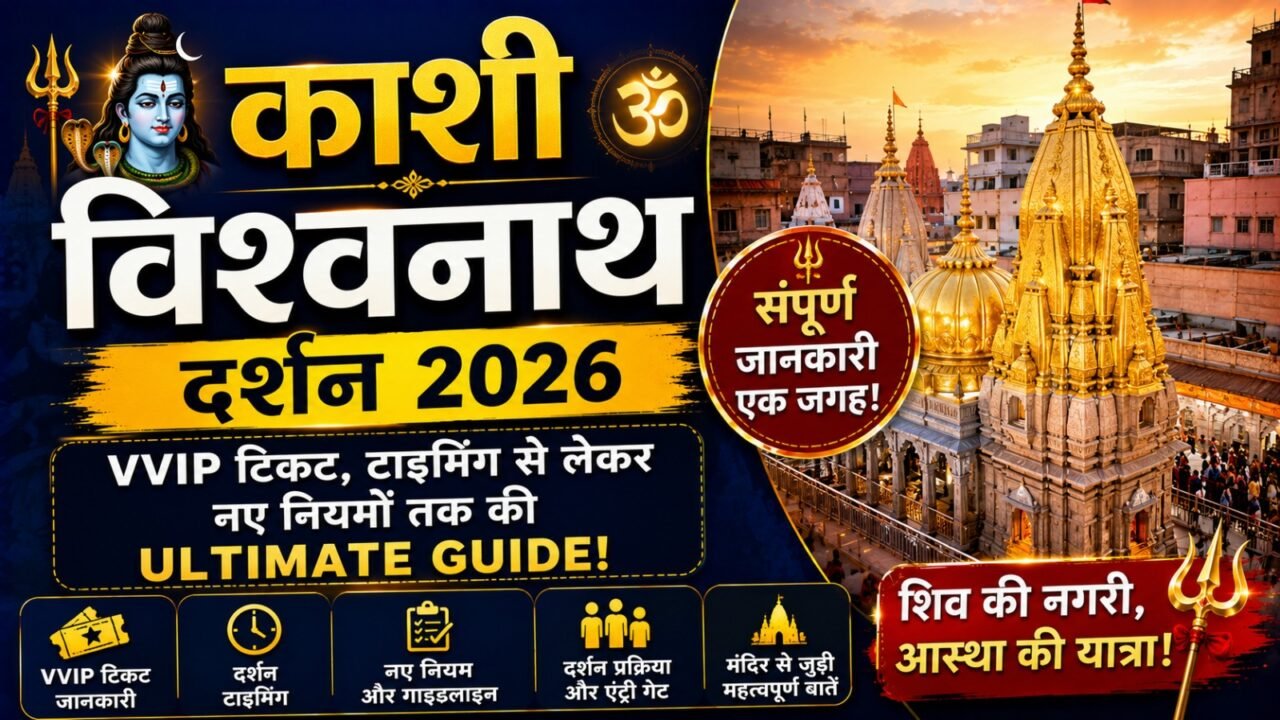 Kashi Vishwanath Darshan 2026: VVIP टिकट, टाइमिंग से लेकर नए नियमों तक की Ultimate Guide!