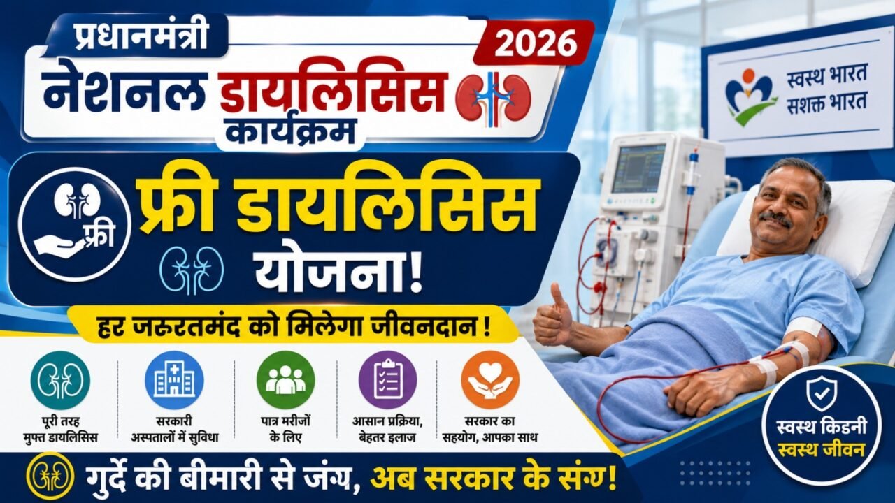 Pradhan Mantri National Dialysis Programme 2026: फ्री डायलिसिस योजना, पात्रता और लाभ (Complete Guide)