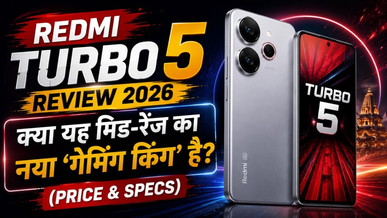 Redmi Turbo 5 Review 2026: क्या यह मिड-रेंज का नया 'गेमिंग किंग' है? (Price & Specs)