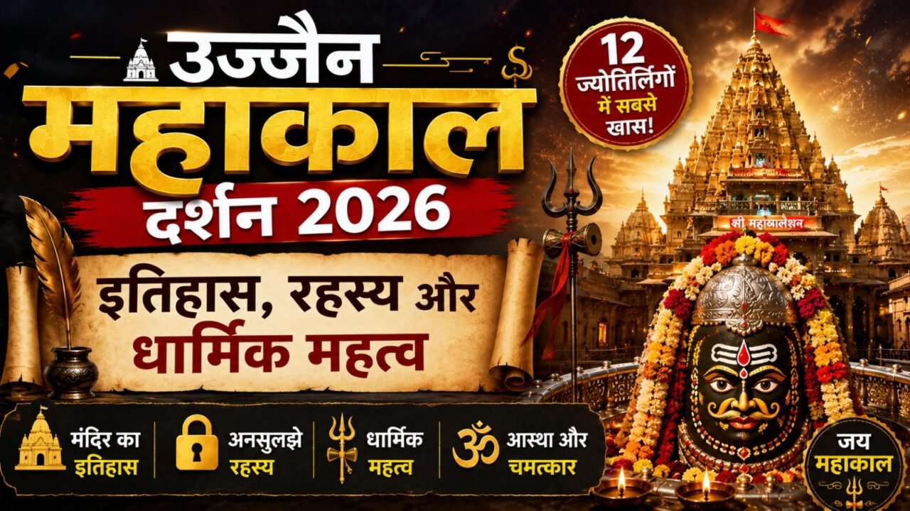 Ujjain Mahakal Darshan 2026: महाकाल मंदिर का इतिहास, रहस्य और धार्मिक महत्व: क्यों है यह 12 ज्योतिर्लिंगों में सबसे खास?